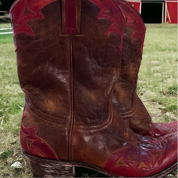 Vintage Old Gringo handmade in Mexico gorgeous hand stitching SZ9.5 - Picture 13 of 17